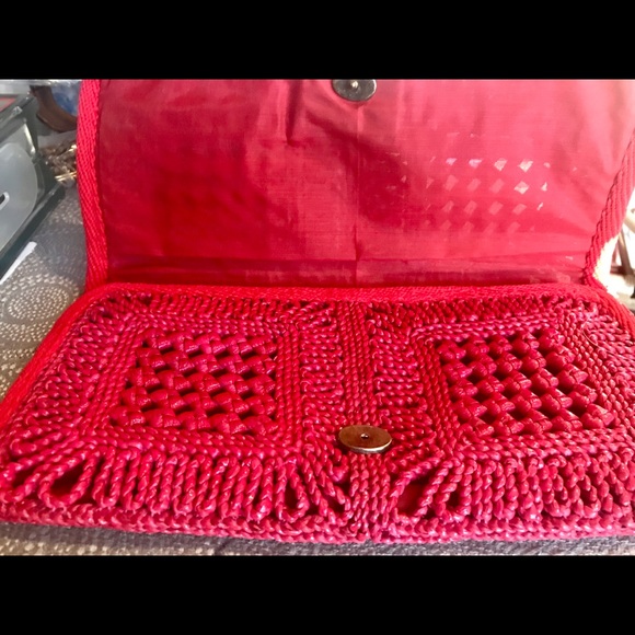 1970s Vintage ❤️ Jordan Marsh Clutch - Picture 3 of 8